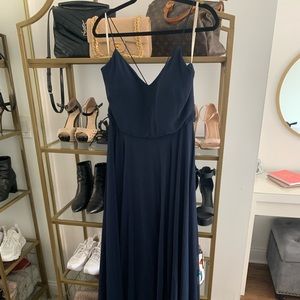 Navy Small Jenny Yoo Inesse Dress